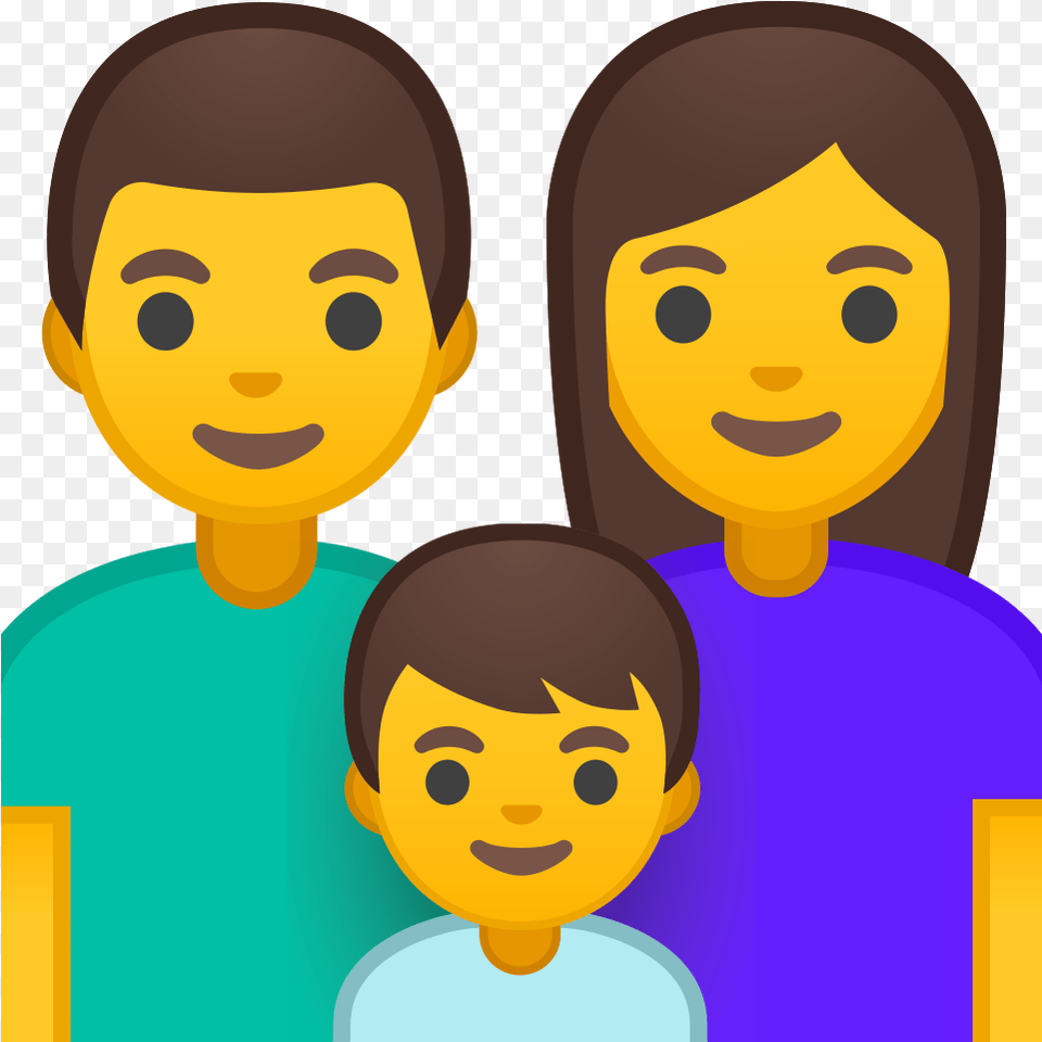 Family Man Woman Boy Icon Family Emoji, Portrait, Face, Head, Photography Png Image
