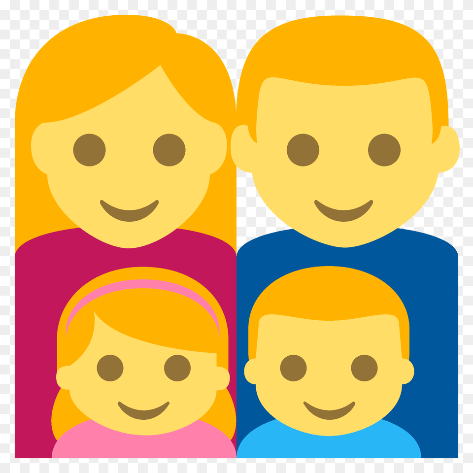 Family Man Woman Girl Boy Emoji Clipart, Face, Head, Person, Baby Free Png Download