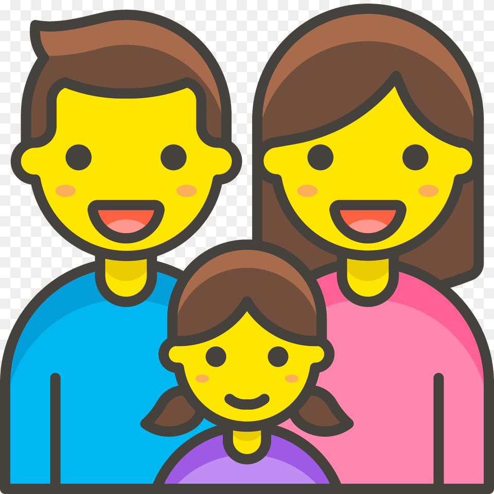 Family Man Woman Girl Emoji Clipart, Face, Head, Person, Baby Free Transparent Png