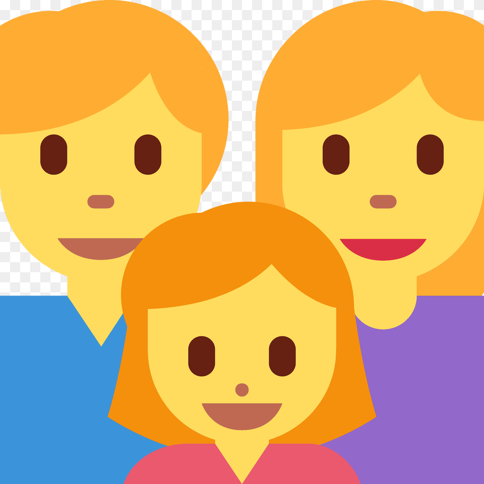 Family Man Woman Girl Emoji Clipart, Face, Head, Person, Baby Png