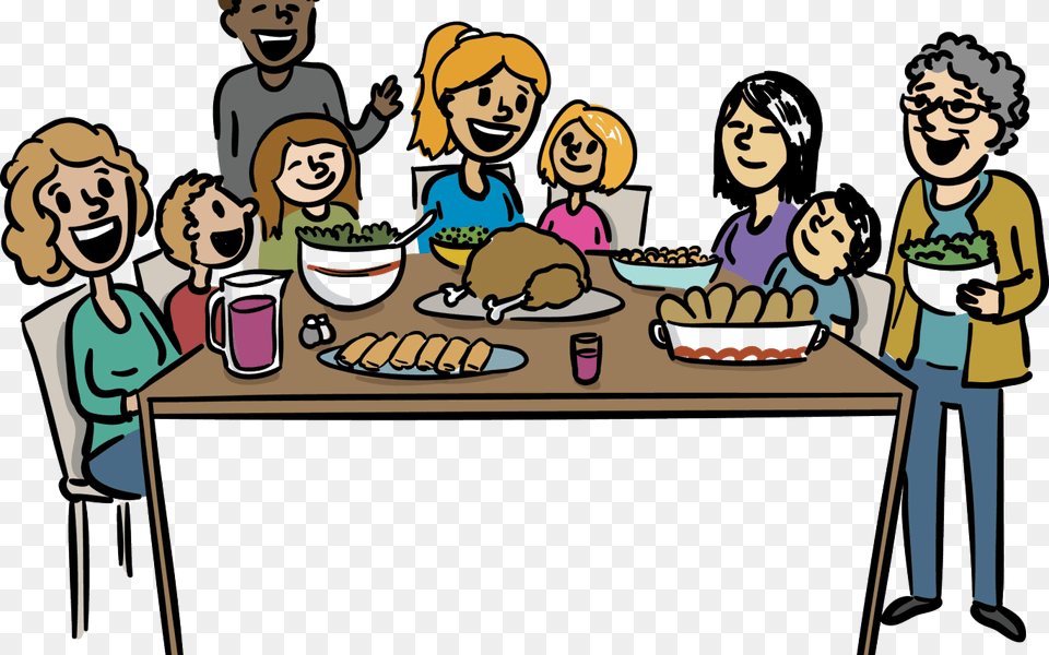 Family Meal Clip Art Hot Trending Now, Person, People, Lunch, Food Free Transparent Png