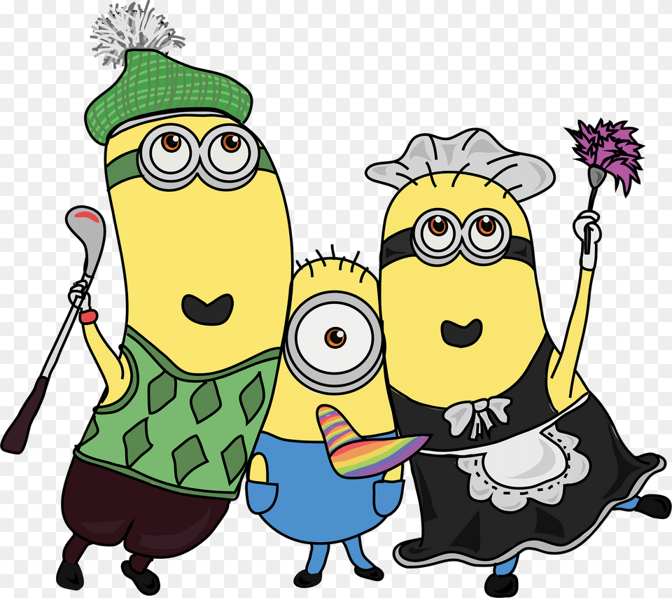 Family Minions Clipart, Cutlery, Spoon, Art, Baby Free Png