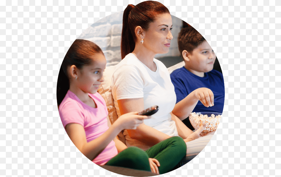 Family Mom Watching Tv, Adult, Photography, Person, Woman Free Png Download