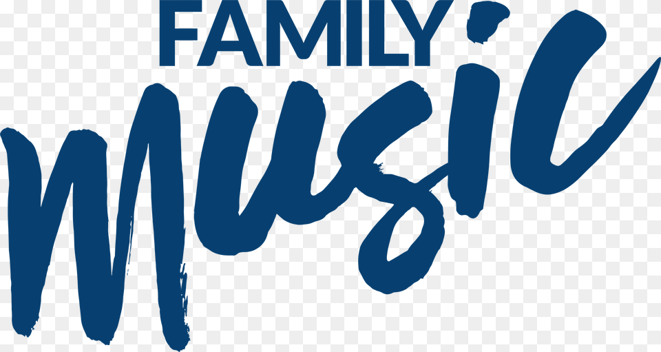 Family Music Logo Blue, Handwriting, Text, Person Free Transparent Png