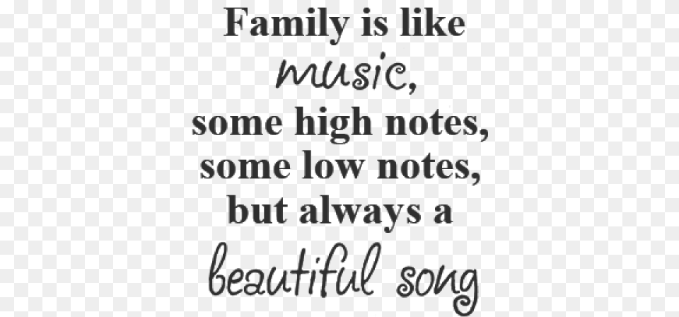 Family Music Transparent Family Quote, Text Free Png