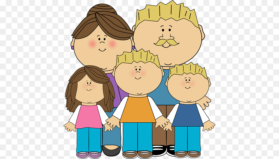 Family Of Cliparts, Book, Comics, People, Person Png