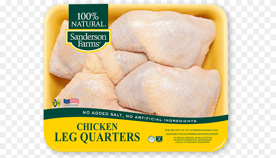 Family Pack Chicken Leg Quarters Fresh Chicken Leg Quarters 50 60 Lbs, Bread, Food, Sandwich, Animal Free Transparent Png