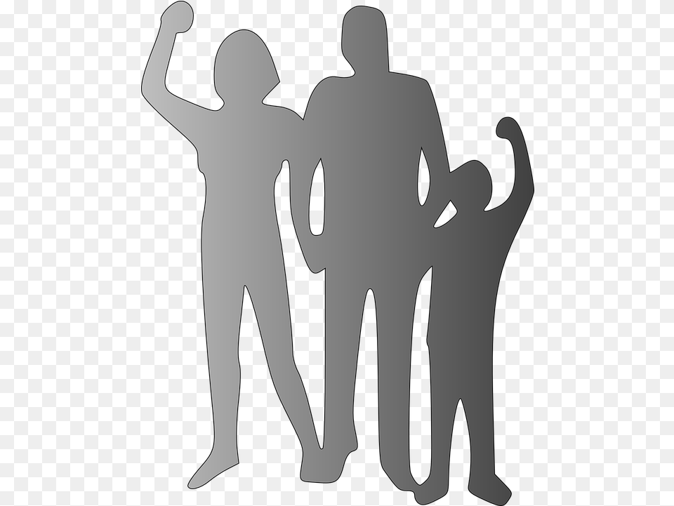 Family People Happy Vector Graphic On Pixabay Make My Family Proud, Silhouette, Person, Body Part, Hand Png