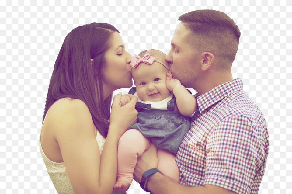 Family People Mum Dad Mother Love, Person, Photography, Portrait, Kissing Png Image