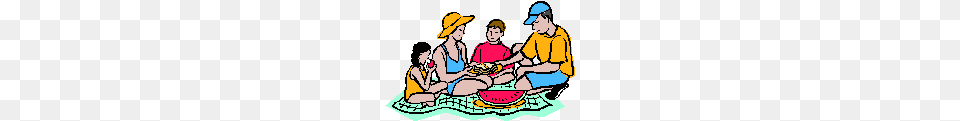 Family Picnic, Clothing, Hat, Baby, Person Free Transparent Png