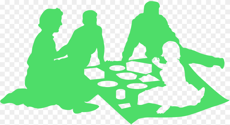 Family Picnic Silhouette, Person, Boy, Child, Male Png