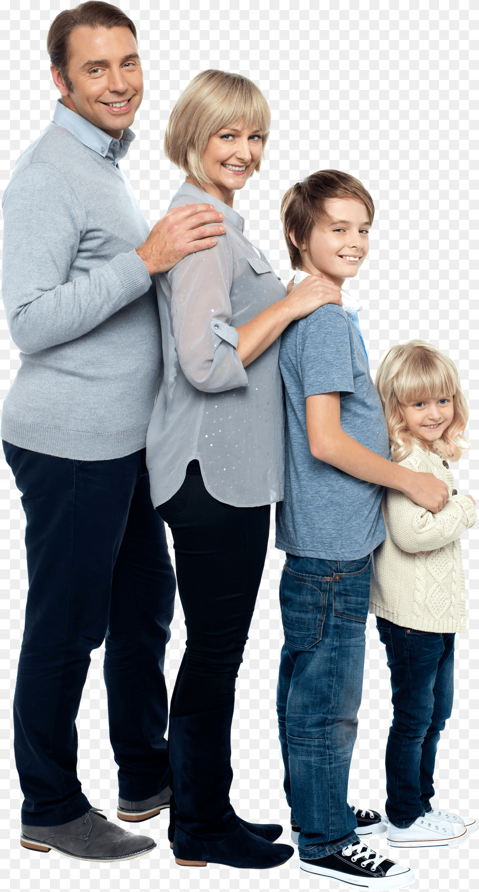 Family Picture 4 Members Free Transparent Png