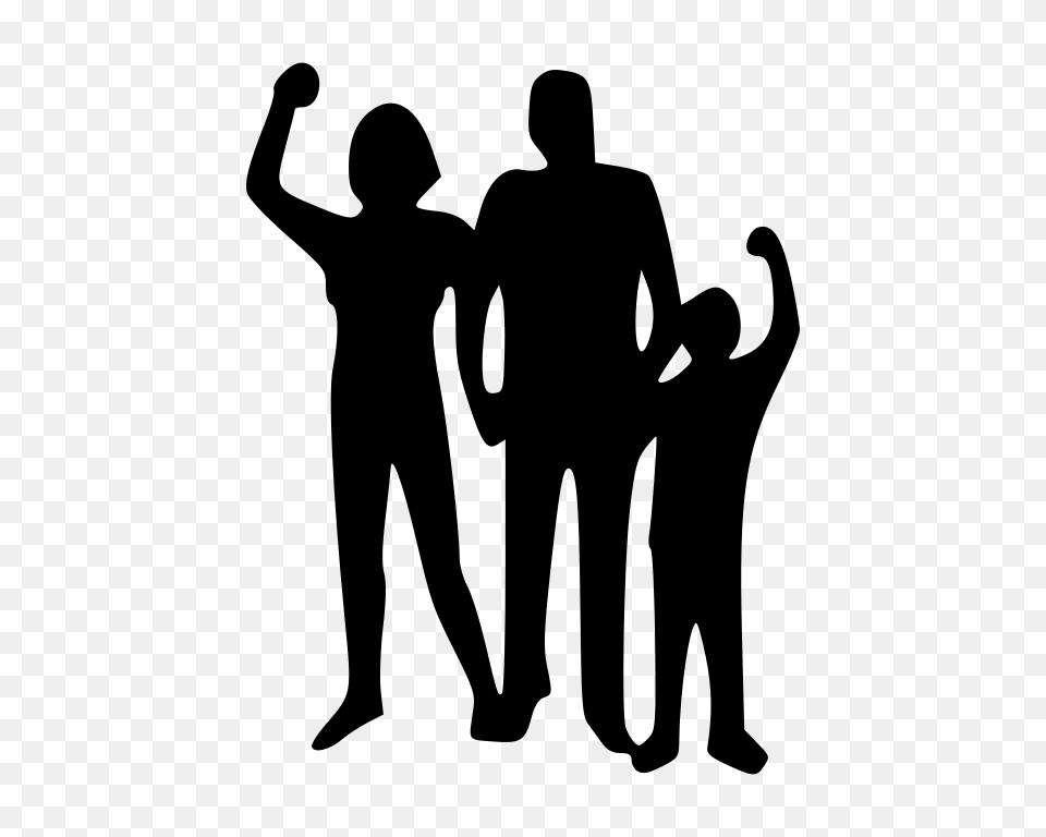 Family Reunion Clip Art, Gray Free Png