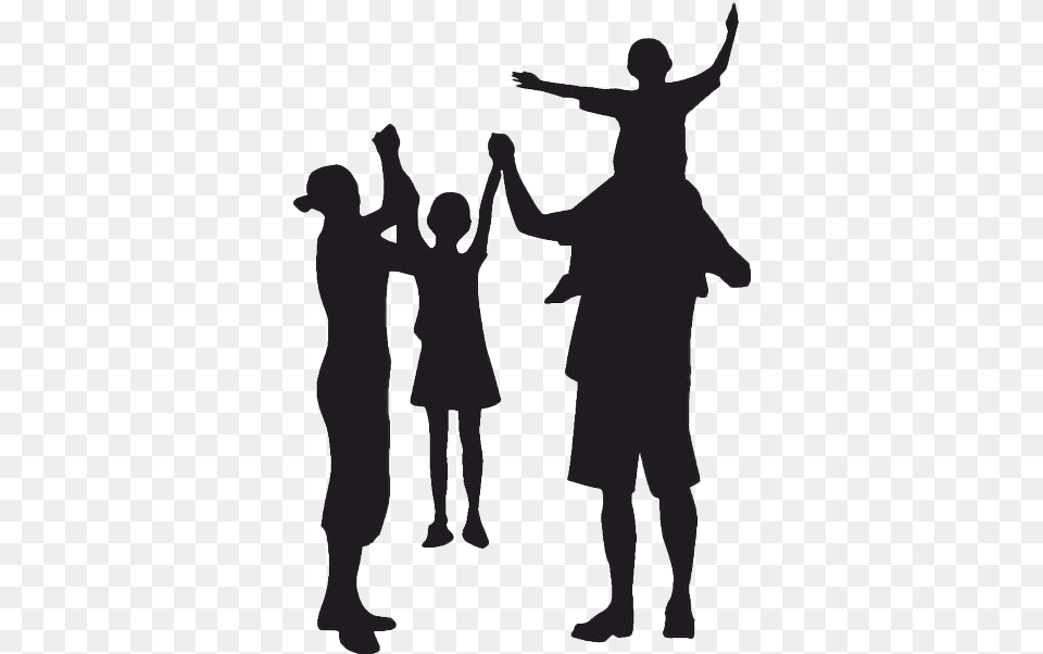 Family Reunion Silhouette Clipart Background Of Family Reunion, Person, People, Martial Arts, Sport Free Transparent Png