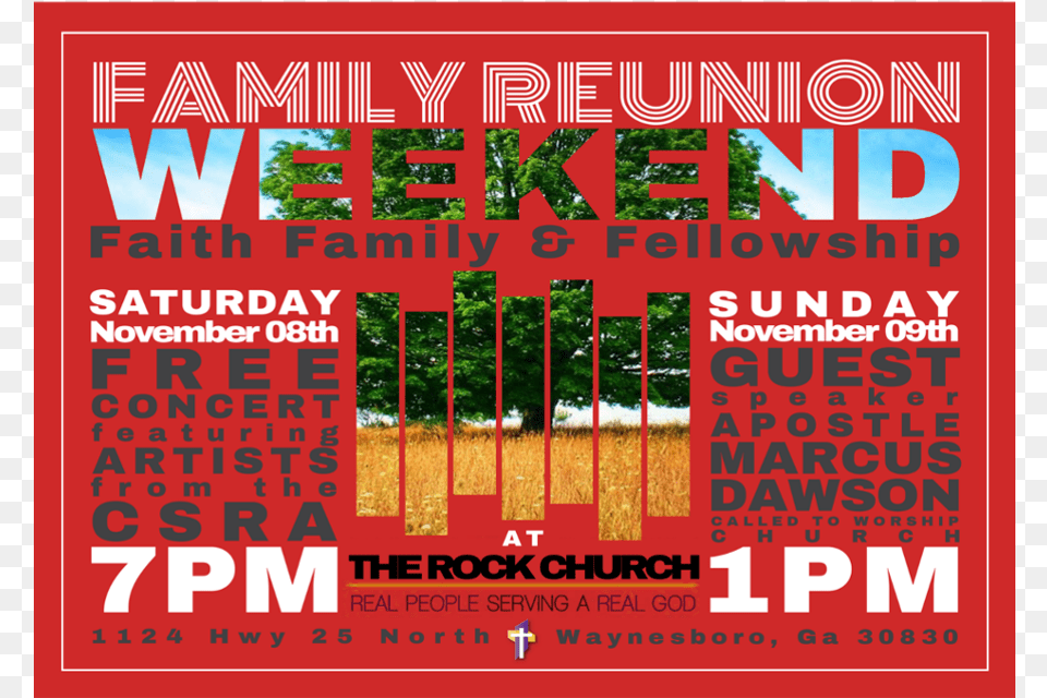 Family Reunion Weekend Poster, Advertisement Free Png