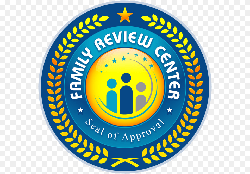 Family Review Seal Of Approval Award, Badge, Logo, Symbol, Emblem Free Png