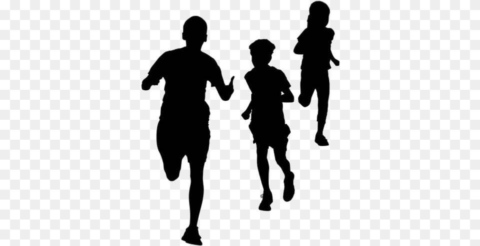 Family Running Transparent Images Silhouette Png Image