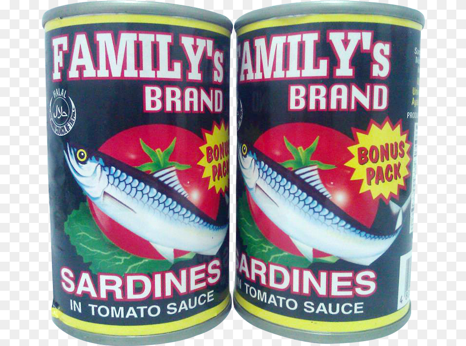 Family Sardines Bonus 155g Family Sardines, Tin, Can, Aluminium, Canned Goods Png