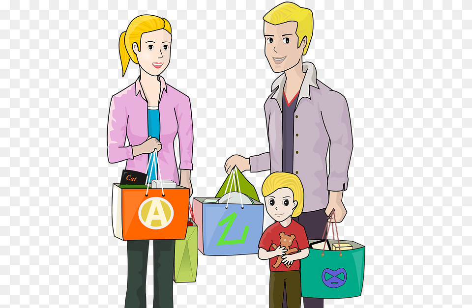 Family Shopping Happy Free On Pixabay Familie P Shopping, Person, Male, Child, Boy Png Image