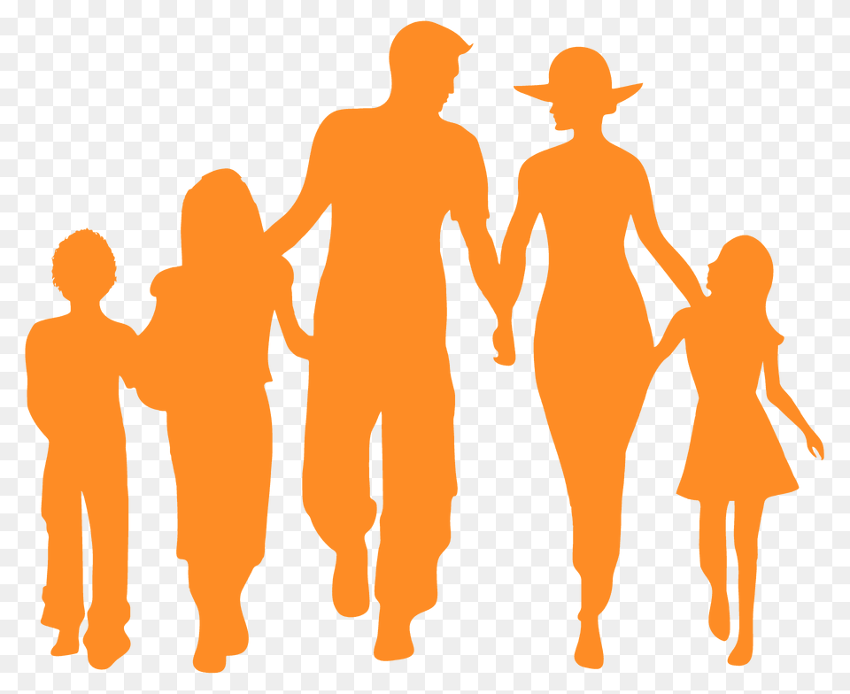 Family Silhouette, Adult, Male, Man, Person Free Transparent Png