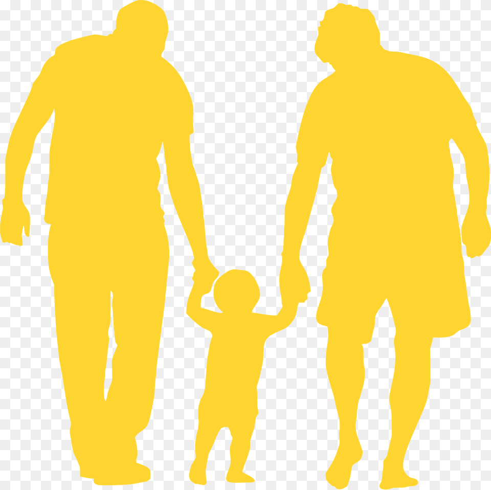 Family Silhouette, Adult, Body Part, Hand, Male Png Image