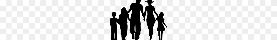 Family Silhouette Clip Art Family Silhouette Clip Art, Gray Png