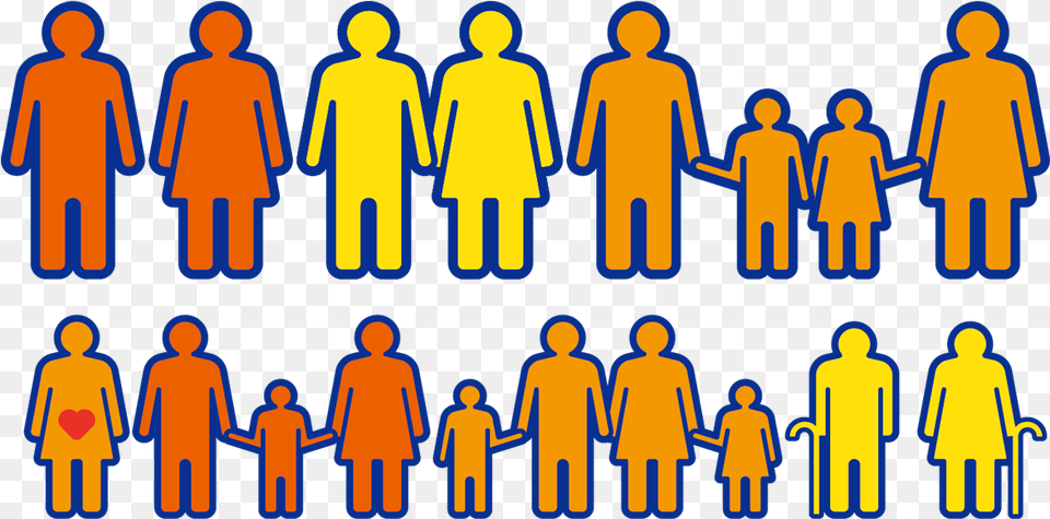 Family Silhouette Icon Illustration, Person, Sign, Symbol, Clothing Free Transparent Png