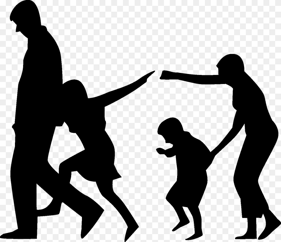 Family Silhouettes Family Silhouette, Adult, Person, Man, Male Free Transparent Png