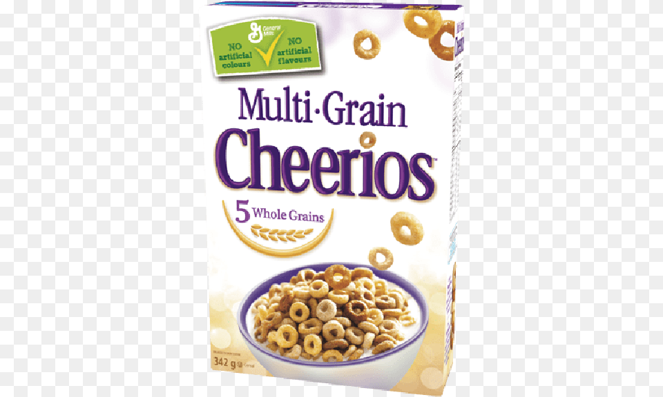 Family Size Multi Grain Cheerios, Bowl, Food, Snack, Bread Png