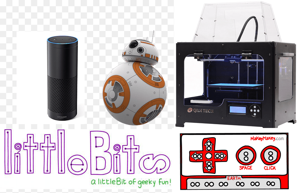 Family Tech Day Flashforge Usa Qidi Tech I 3d Printer, Speaker, Electronics, Ball, Soccer Ball Free Transparent Png