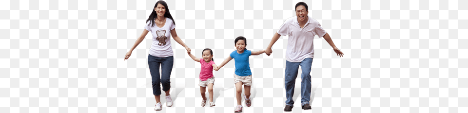 Family Transparent Pictures, Walking, T-shirt, Shorts, Person Free Png