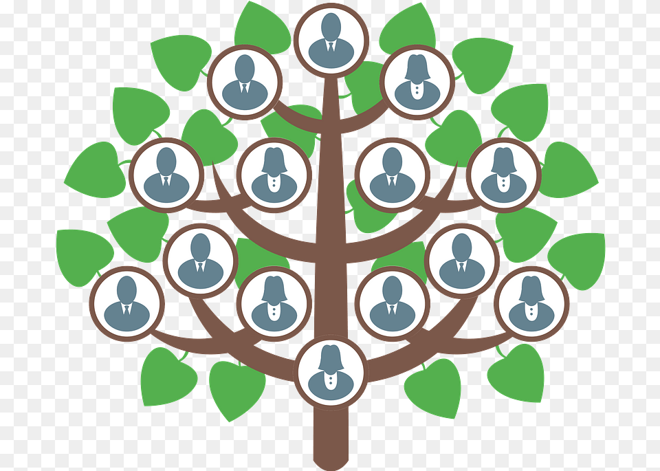 Family Tree Clipart Transparent Creazilla Family Tree Clipart, Leaf, Plant, Cross, Symbol Free Png Download