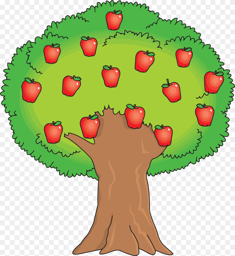 Family Tree Family Tree Clip Art Templates Clipart Apple Tree Clipart, Berry, Strawberry, Produce, Plant Free Transparent Png