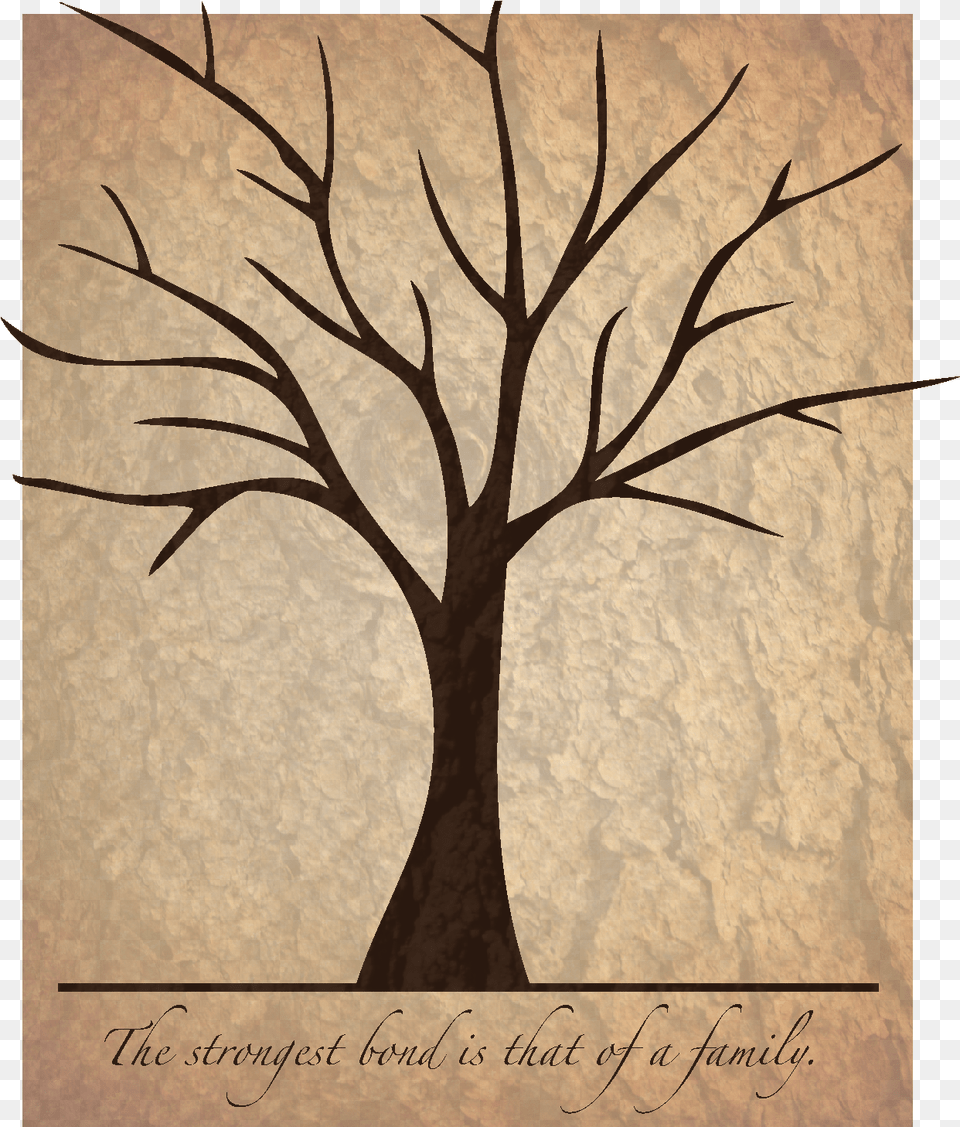 Family Tree Finger Print Tree Classroom, Plant, Art, Tree Trunk, Wood Free Png Download