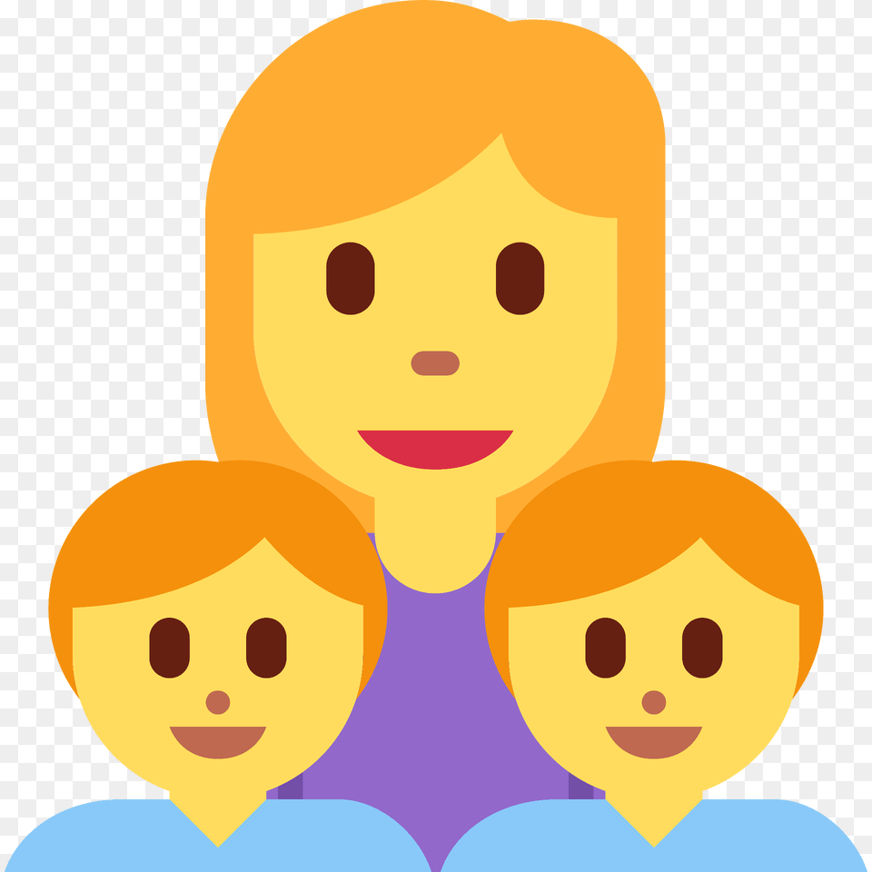 Family Woman Boy Boy Emoji Clipart, Face, Head, Person, Photography Free Transparent Png