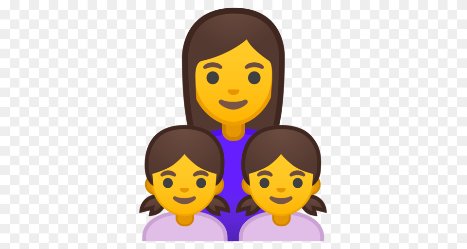 Family Woman Girl Girl Emoji, Face, Head, Person, Baby Png