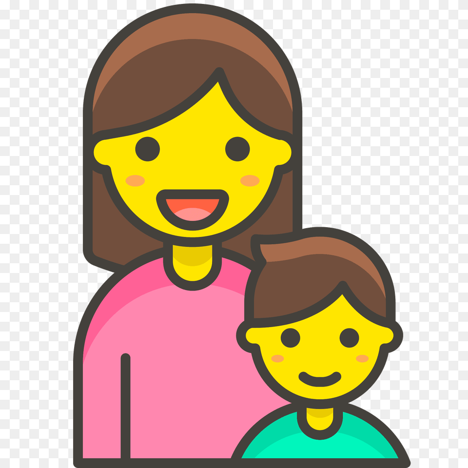 Family Woman Woman Boy Emoji Clipart, Face, Head, Person, Baby Free Transparent Png