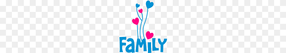 Family Word With Lovely Love Heart Balloons Hearts Family, Art, Graphics, Flower, Plant Png Image