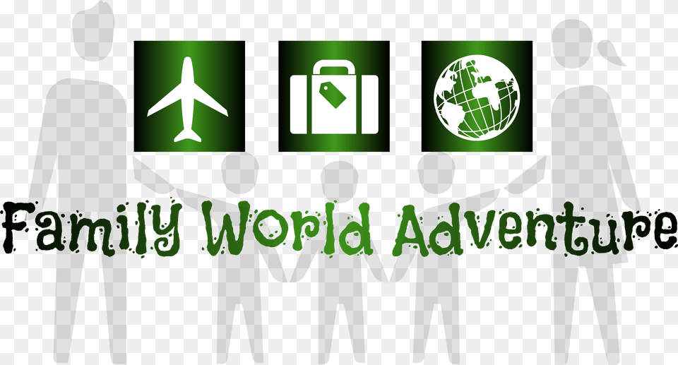 Family World Adventure, Green, Recycling Symbol, Symbol, Logo Png Image