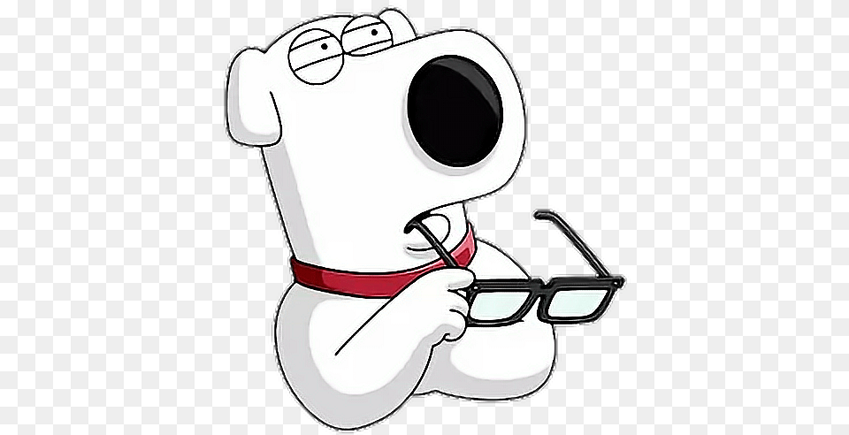 Familyguy Cartoon Brian, Accessories, Glasses Png Image