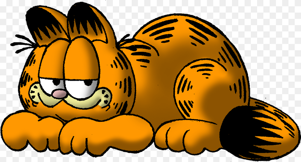Famous Cartoon Cats I Know Steemit Royalty Garfield Lazy, Baby, Person, Face, Head Free Png