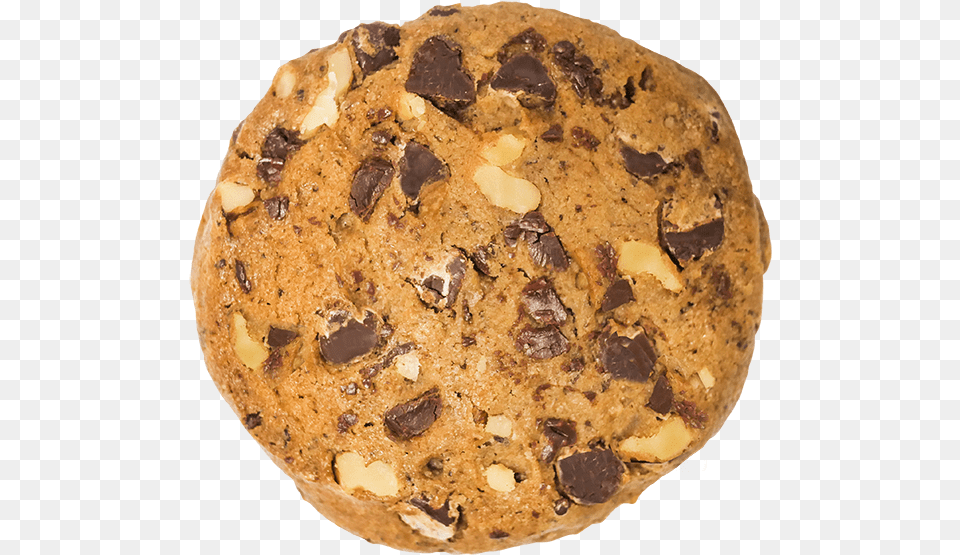 Famous Cookie Chocolate Chip Walnut Chocolate Chip Cookie, Food, Sweets, Bread Png Image