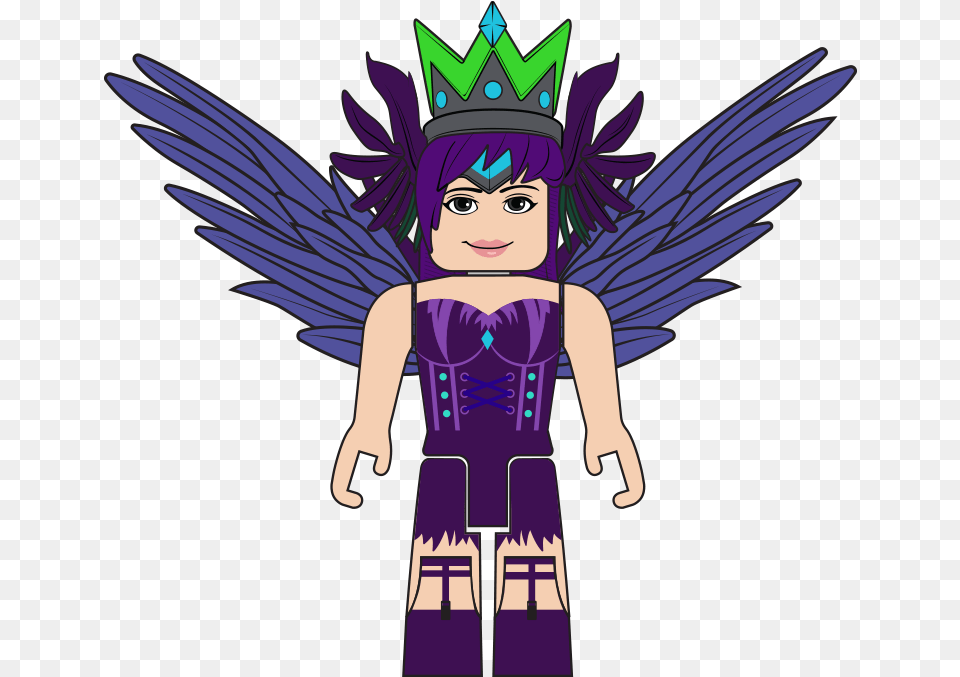 Famous Female Roblox Characters, Purple, Person, Clothing, Costume Free Png