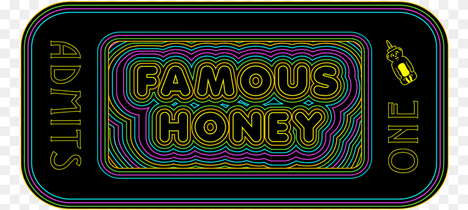Famous Honey39s Summer Of Love Tour Ticket, Light Png