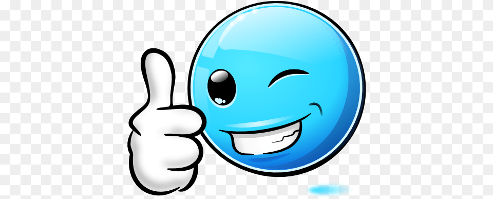 Famous Smileys Thumbsup By Thumbs Up Smiley Blue, Body Part, Finger, Hand, Person Free Png