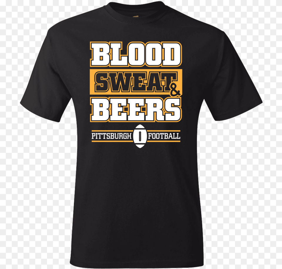 Fan Apparel Steelers Blood Sweat Amp Beers Pittsburgh Trumpet Designs For T Shirts, Clothing, T-shirt, Shirt Png Image