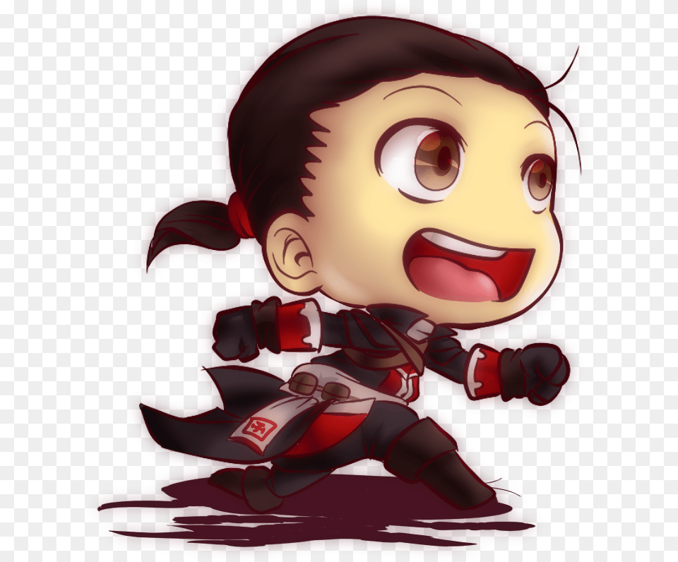 Fan Art Assassin S Creed Assassin Fanart Chibi, Book, Comics, Publication, Baby Png Image