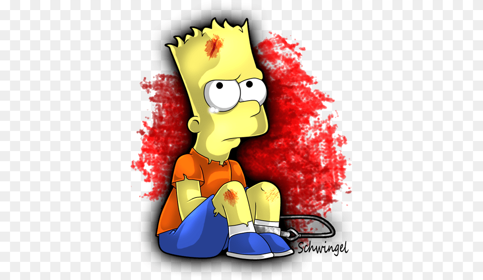 Fan Art Bart Simpson, Graphics, Nature, Outdoors, Snow Free Png Download