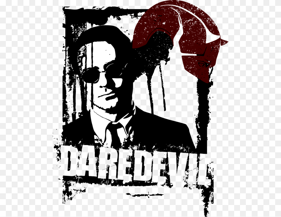 Fan Art Daredevil Season 2 Marvel Netflix Tumblr Poster, Face, Head, Person, Adult Free Png Download