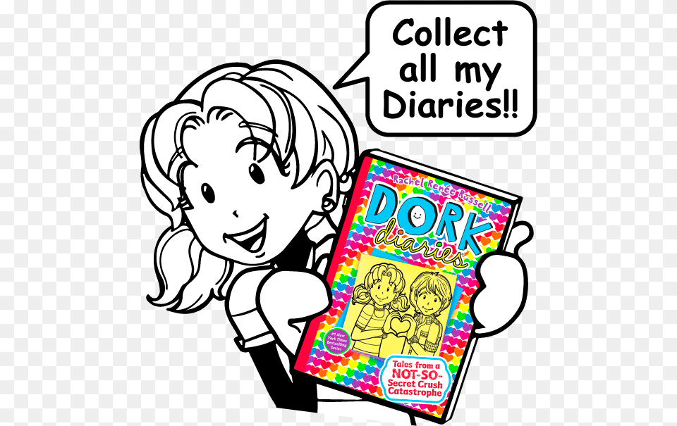 Fan Art Dork Diaries Dork Diaries Birthday Invitations, Book, Comics, Publication, Baby Free Png
